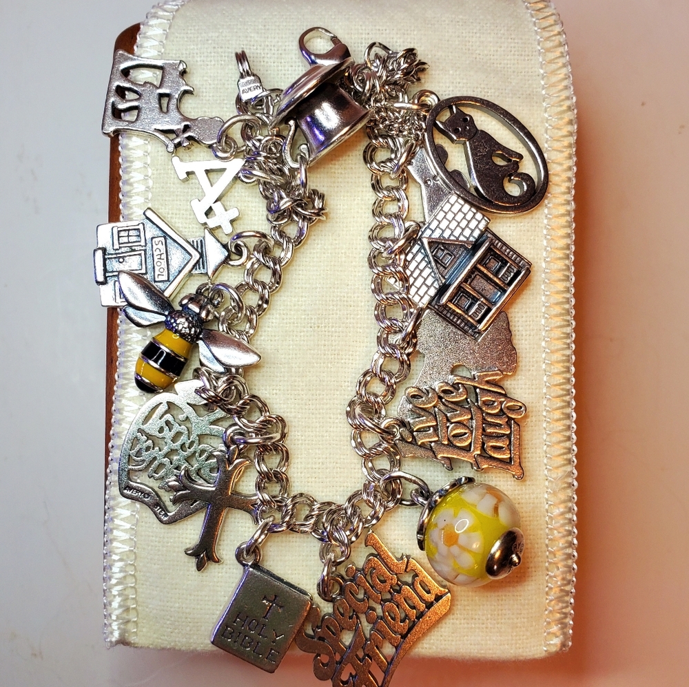 James Avery Teacher Charm Bracelet